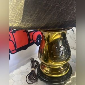 Vintage Brass Mallard Duck Lamp